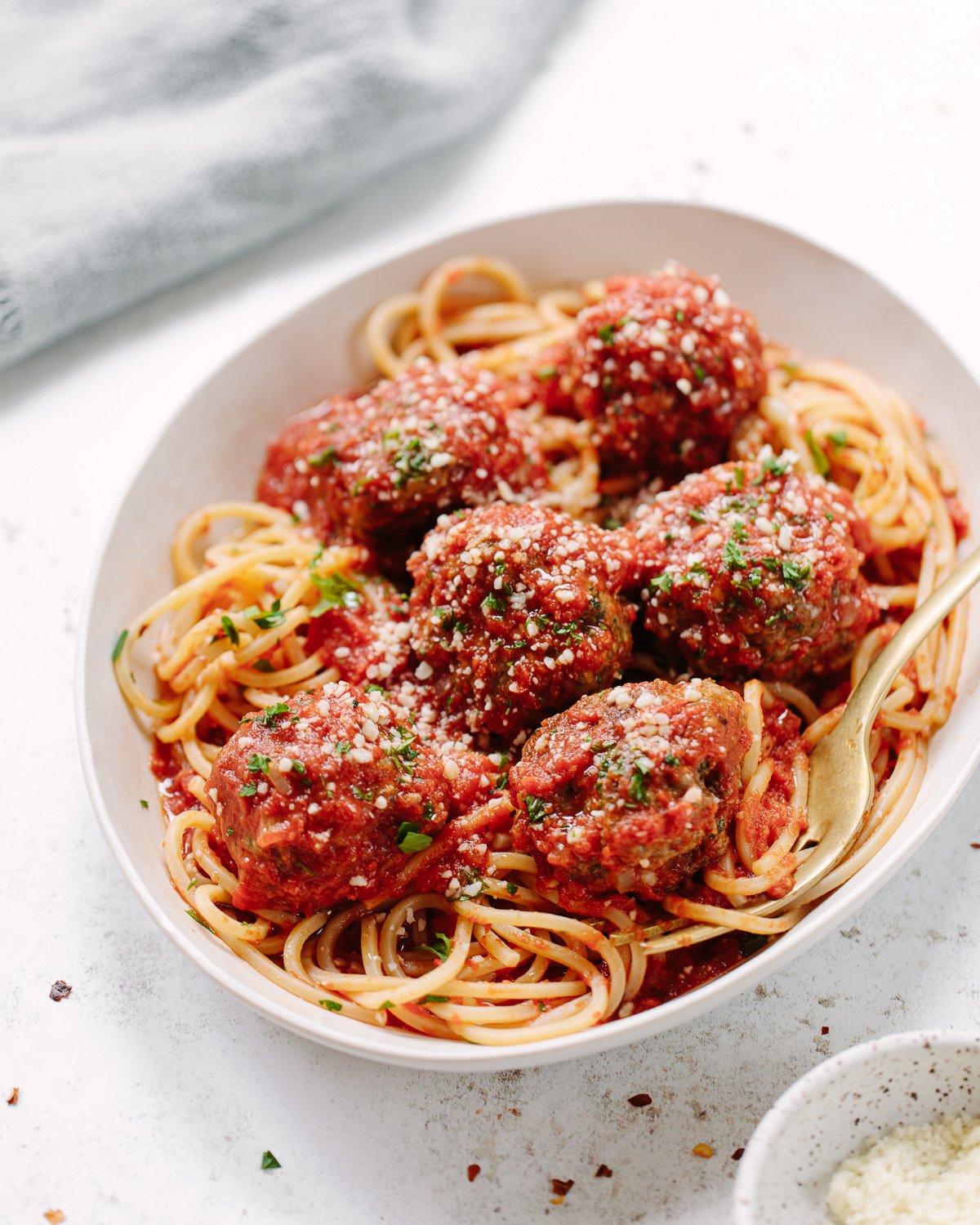 Easy Classic Italian Meatballs: Bake, Simmer, & Serve Versatile